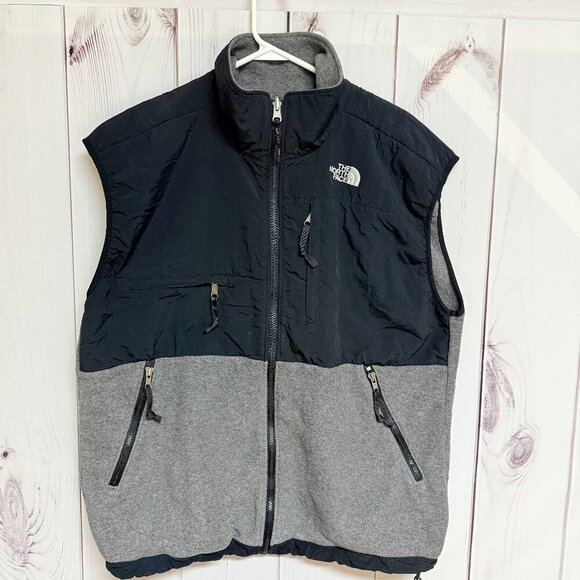 The North Face Denali Vest Men’s XL Black Gray GUC